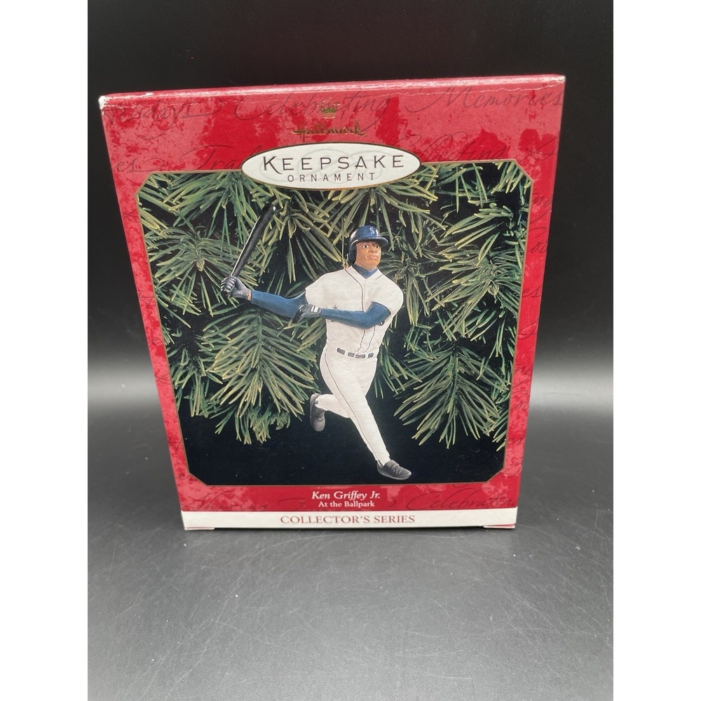 Vintage Hallmark Keepsake Ornament Ken Griffey Jr. At The Ballpark 1999 - Picture 2 of 6